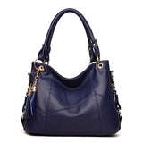 Women Messenger Bags Women Leather Handbag Crossbody Bags Ladies Designer Shoulder Tote Top-handle Vintage Mart Lion blue  NB83  