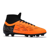 Soccer Shoes Men's For Training Elastic Spikes Cleats Non Slip Wear Resistant Lightweight Ankle Protect Football MartLion   