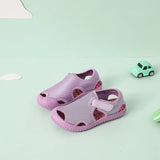 Summer Children Sandals Boys Breathable Beach Sports Shoes Girls Mint Green Cool Baby Soft Functional MartLion PURPLE 27 