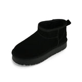 Winter Children Wool Snow Boots Boys Girls Genuine Leather Boots Baby Soft Cow Suede Cotton Shoes Kids Winter MartLion   