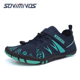 Light Men's Jogging Minimalist Shoes Summer Running Barefoot Beach Fitness Sports Sneakers Mart Lion 2029-DARK BLUE 40 