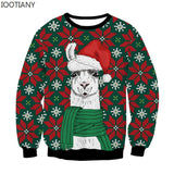 Men's Women Ugly Christmas Sweater Funny Humping Reindeer Climax Tacky Jumpers Tops Couple Holiday Party Xmas Sweatshirt MartLion