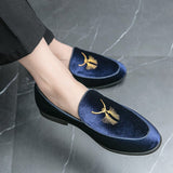 Embroidery Men's Loafers Gatherings Dress Shoes Formal Footwear Mart Lion   