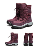 Winter Women Ankle Boots Keep Warm Women's Snow Boots Outdoor Slip on Platform Women's Hiking Boots Thickened Plush Women Boots MartLion