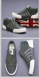 Green High-Top Canvas Shoes Men's Winter Sneakers Warm Fur Shoes Lace-up Casual Sneaker Man MartLion