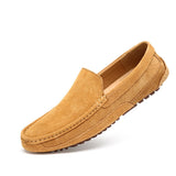 Suede Leather Men's Loafers Luxury Casual Shoes Boots Handmade Slipon Driving  Moccasins Zapatos Mart Lion   