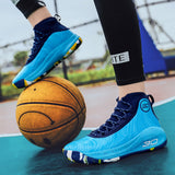 Sneakers Professional Men's Basketball Shoes Anti-skid High-top Couple Breathable Boots Mart Lion   