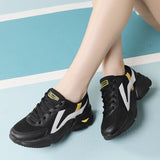 Women Sneakers Mesh Sports Ladies Running Shoes Athletic Tennis Trainers Casual Designer Mart Lion black yellow 230-1 4 