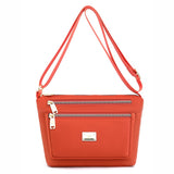 Women's Trend Shoulder Bags Long Strap Oxford Crossbody Multi Pocket And Large Capacity Female Handbag Mart Lion Orange  