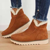 Winter Boots with Plush Women In Anti Slip Platform Wedges Warm Shoes Fur Snow Ankle Mart Lion   