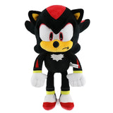 30CM Super Sonic Plush Toy The Hedgehog Amy Rose Knuckles Tails Cute Cartoon Soft Stuffed Doll Birthday Gift For Children MartLion 30cm black 230g  