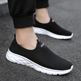 Shoes for Men Slip on Casual Breathable Mesh Outdoor Non Slip Lazy Shoes Lightweight  Men Shoes MartLion   