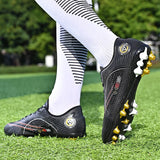 Men's Football Boots Breathable Indoor Soccer Shoes Children's Tf Sneakers Mart Lion   