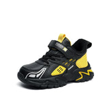 Kids Shoes Outdoor Sport Sneakers Boy High Top Running All Seasons Chaussure De Sport MartLion blackyellow 28 