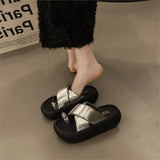 Rocking slippers Women summer set toe outside wear flip-flops with toe slip-on platform beach MartLion   