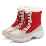 Women Boots Lightweight Ankle Platform Shoes Heels Winter Mujer Keep Warm Snow Winter Shoes MartLion   