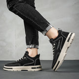 Casual Sneaker Men's Wear-Resistant Breathable Trendy All-match Outdoor Platform Spring MartLion   