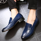 Men's Classic Retro Loafers Microfiber Leather Casual Shoes Wedding Party Moccasins Outdoor Driving Flats Mart Lion   