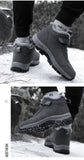 Women Boots Waterproof Snow Boots Warm Plush Winter Shoes Mid-calf Non-slip Winter Female MartLion   