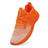 Men's Running Shoes Sport Lightweight Walking Sneakers Summer Breathable Zapatillas Sneakers Mart Lion Orange-1 37 