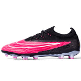 Soccer Shoes Men's Low-Top Football FG TF Kids Grass Training Soccer Sneakers Anti-Slip Ankle Cleats Boots MartLion HZ-2309-C-Pink 35 