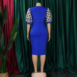 Women's Dress Elegant Dress Summer Office Lady Pencil waist Bodycon Midi Dresses Party MartLion   