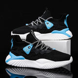 Men's Running Shoes Light Casual Sneaker Breathable Non-slip Wear-resistant Outdoor Walking Sport MartLion black 39 