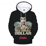 Movie Scarface 3D Print Hoodie Sweatshirts Tony Montana Harajuku Streetwear Hoodies Men's Pullover Cool Clothes Mart Lion VIP6 XXS 