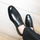 Men's Retro Shoes Slip-on Loafers Male Business Shoes Light Dress Driving Shoes Monk Shoes MartLion   