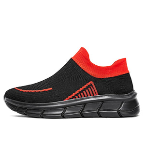 Breathable Socks Shoes Mesh Sneakers BCasual Men's Slip-on Platform zapatillas de hombre MartLion heihong 6303 36 CHINA