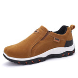 Shoes Men's Casual  Sneakers Soft Outdoor Walking Loafers Footwear Light MartLion Brown 39 
