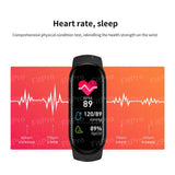  Smart Band Waterproof Sport Smart Watch Men's Woman Blood Pressure Heart Rate Monitor Fitness Bracelet For Android IOS MartLion - Mart Lion