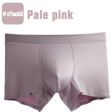 Boxers Men’S Underwear Men's Cotton Boxer Shorts Men Boxer Pants Corners Loose Breathable MartLion LIGHT PINK 5XL(100-110KG) 1pc