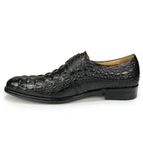 Luxury Crocodile Pattern Formal Leather Shoes Men's Monk Strap Oxford Style Loafers Sapato Social Masculino Zapatilla MartLion   