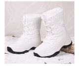 Winter cotton shoes high top snow boots women's outdoor casual warm non-slip plus velvet cotton Mart Lion   