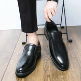 Men's Retro Shoes Slip-on Loafers Male Business Shoes Light Dress Driving Shoes Monk Shoes MartLion   