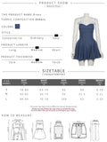 Weird Puss Fake Denim Strapless  Dress Women Summer Trend Skinny Hipster  Concert Birthday Party Clubwear Bodycon MartLion   