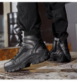 Men's Army Boots Tactical  Military Desert Waterproof  Ankle Outdoor Combat Work Safety Shoes Hiking MartLion   