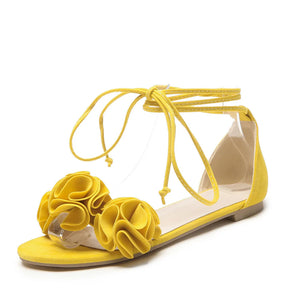 Summer Sweet Orange Yellow Women Casual Sandals Pink Lady Beach Shoes MartLion   