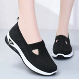 Women's Summer Shoes Mesh Breathable Sneakers Light Slip on Flat Platform Casual Ladies Anti-slip Walking MartLion   