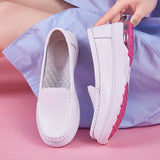 Hospital's large air cushion nurse shoes white women's slope heels work MartLion   