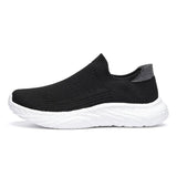 Soft-sole Walking Men's Shoes Lightweight Casual Sneakers Breathable Slip on Loafers Unisex Women MartLion   