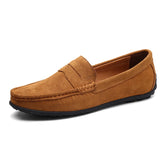 Men's Casual Brands Slip On Formal Luxury Shoes Loafers Moccasins Leather Driving Sneakers Hombre MartLion Brown 12.5 