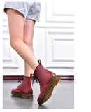 Men's Autumn High Help Work Wear Short Boots British Outdoor Waterproof Leather Vintage British Style Leather MartLion   