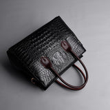 Women Handbag Genuine Leather Bags Crocodile Luxury Handbags Designer Crossbody Female Retro Tote Handbags Mart Lion NVBAO73 black  