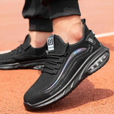 Air Cushion Safety Shoes for Men Anti Smashing Anti Piercing Anti Slip Work Shoes Summer Workwear Shock-absorbing Sneakers MartLion