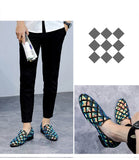 Men's Glitters Sequins Bling Party Wedding Slip-on Loafers Casual Shoes Light Driving Flats Mart Lion   