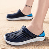 Men's Women Clogs Garden Shoes Summer Outdoor Casual Sneakers Breathable Wading Sandals Slip on Slipper Couples Beach Mart Lion   