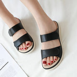 Summer Shoes Women Sandals Soft Flat Beach Sandals Summer Ladies Pink Black MartLion   