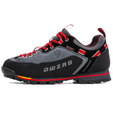 Hiking Shoes Men's Waterproof Trekking Sneakers Outdoor Boots Anti Slip Hiking Trekking Mart Lion BlackGreyRed Eur 39 